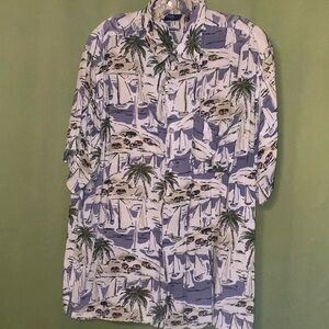 Truly Tropical Print Men's Shirt